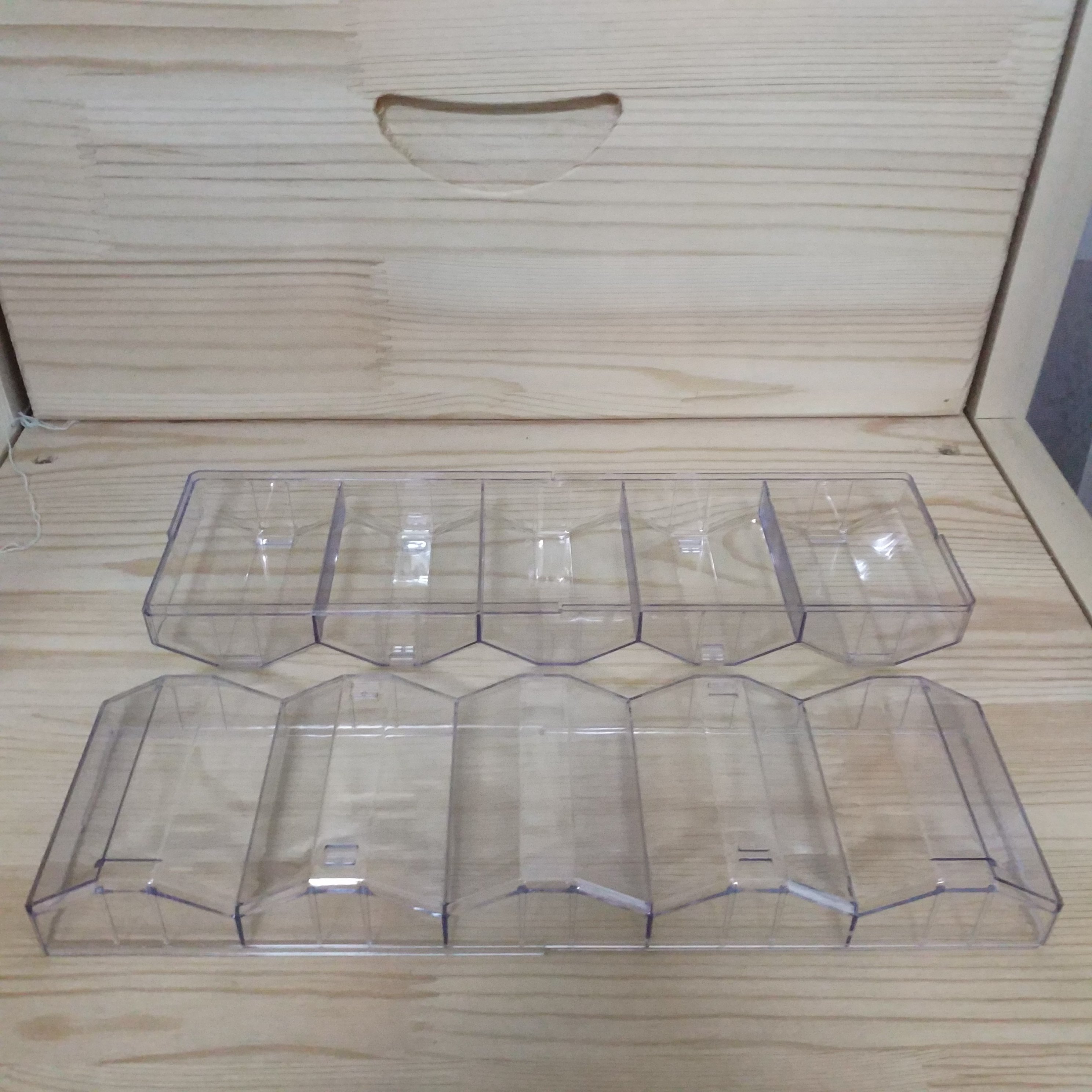 Durable 50MM abs poker chip BOX