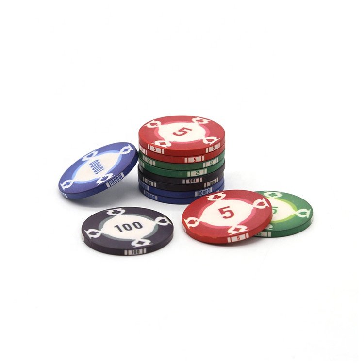 Gambling Game Accessories Ceramic 10g Chips Pieces wholesale