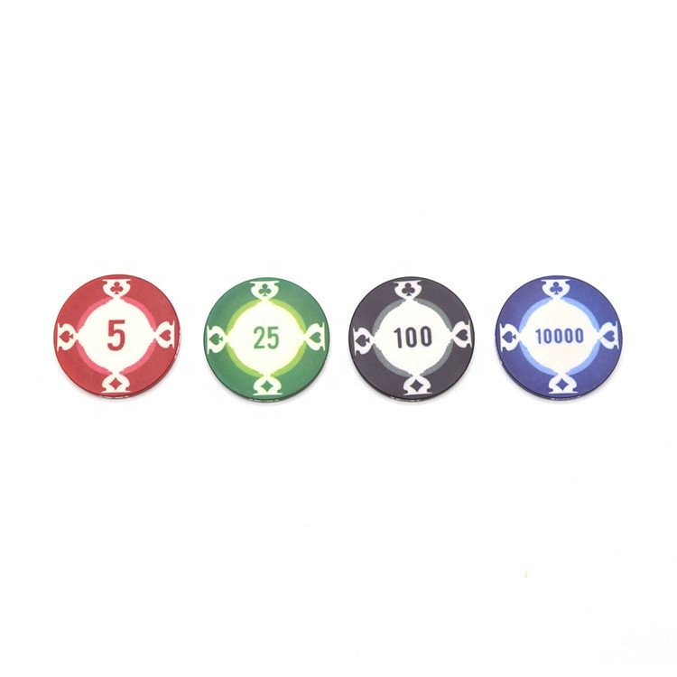 Gambling Game Accessories Ceramic 10g Chips Pieces wholesale