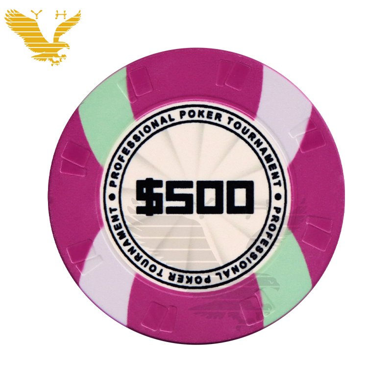 YH Personal Ceramic Poker Chips 10g Set Custom Casino Chips Fichas De Poker Hot Stamp Gambling Products