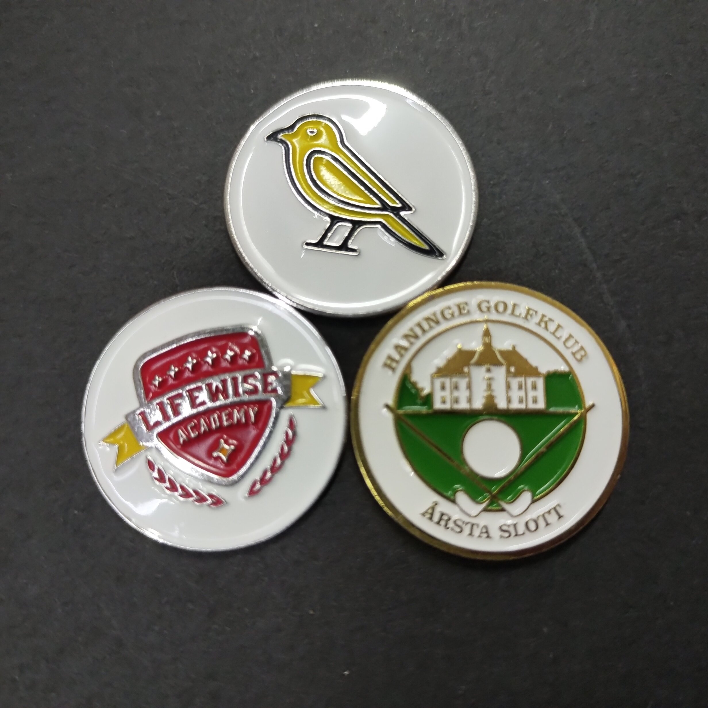 Factory Direct High End Logo Custom Golf Ball Marker Soft Enamel/Hard Enamel Free Design Golf Accessories