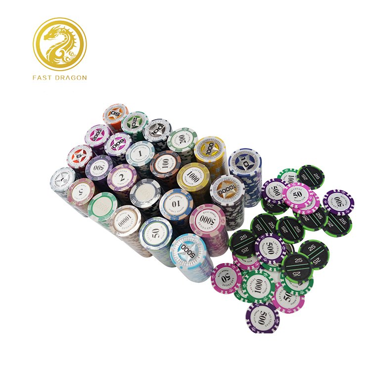 High Quality ABS Casino chips clay poker chip set