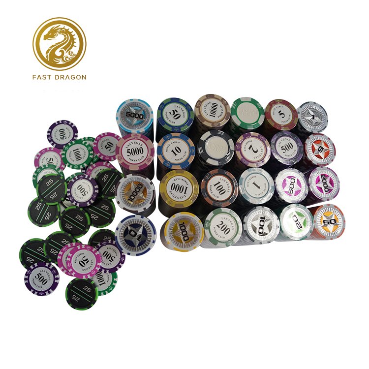 High Quality ABS Casino chips clay poker chip set