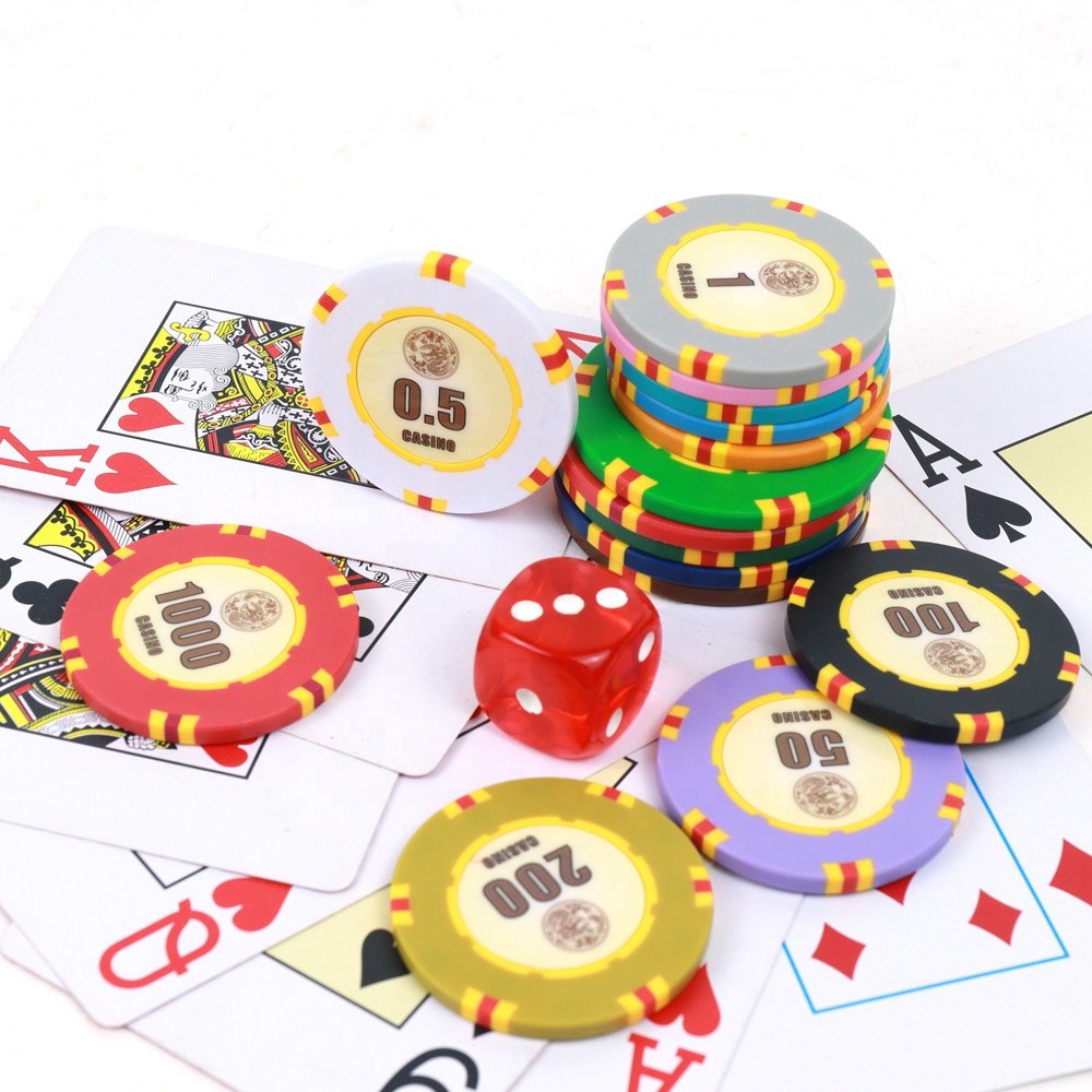 Eco-friendly composite chips embedded with rfid trackable easy liquidation premium chips for entertainment club
