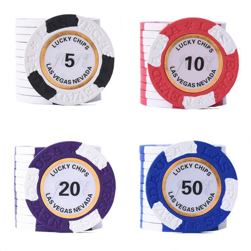 Personalized Custom High Quality 12g 14g Casino Ceramic Clay Poker Chips, Cheap Poker Chips Set