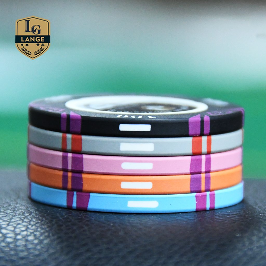 Professional Casino Manufacturers Junket Chips Diamond Poker Chips 43mm