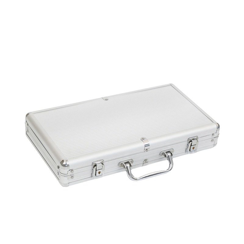 Custom Color Box 100/200/300/500 Aluminium Case Poker Chips Set ABS 11.5g Chips For Game