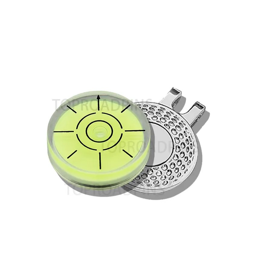 Golf hat clip 3d custom golf ball marker poker chip green reader