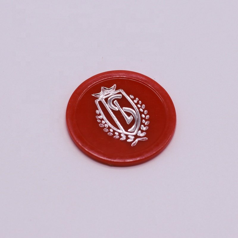 Eco-friendly Durable Material Embossed Printing Plastic Token Coins for Promotional Gifts