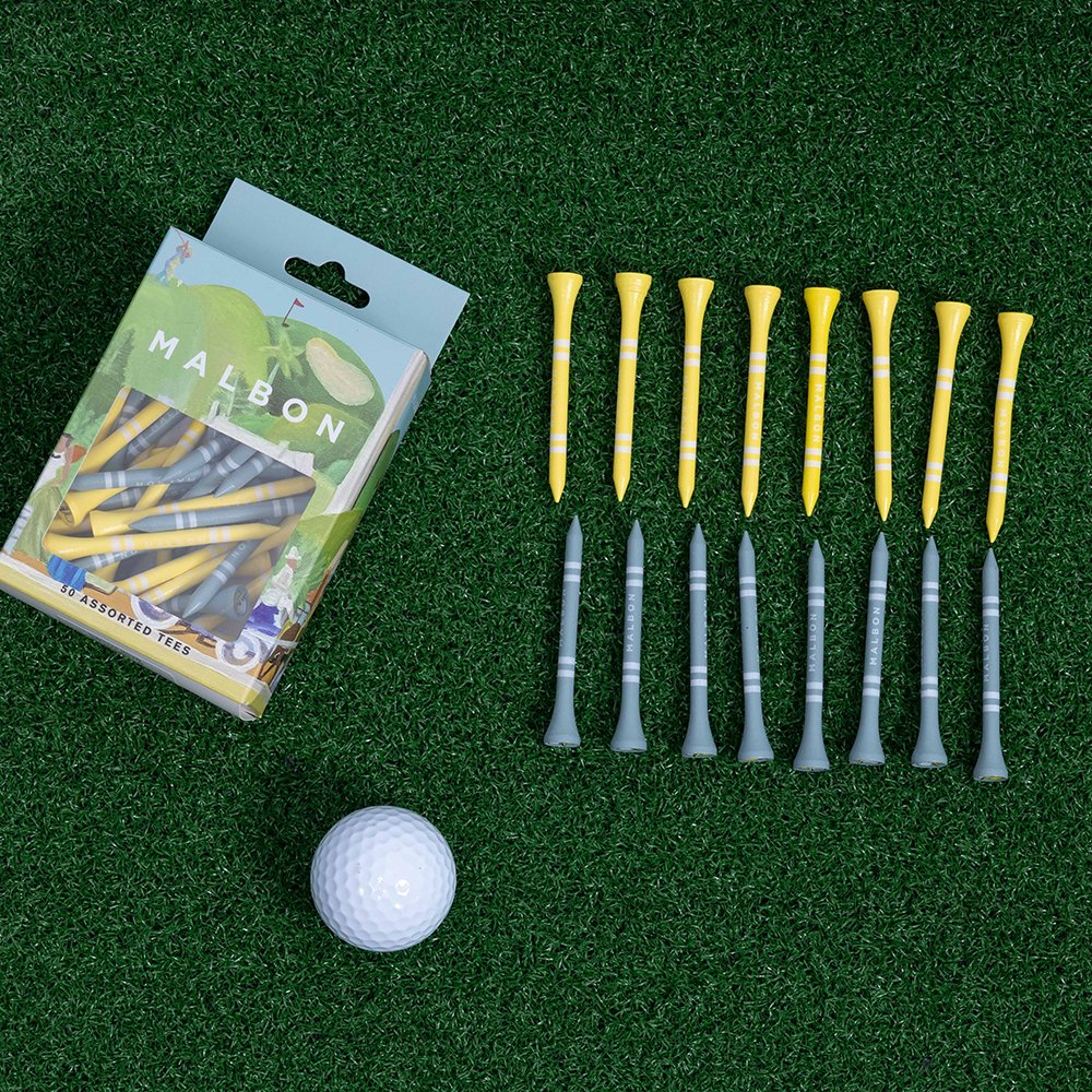 OEM Wholesale Wood/Bamboo Golf Tees 2 3/4 Inch & 3 1/4 Inch Custom Durable Stable Golf Sports Accessories Print Logo Golf Tees
