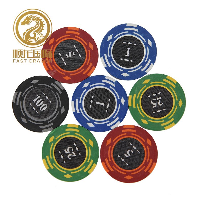 13.5g PS Poker Chips with Special Pattern Casino Table Games Customized