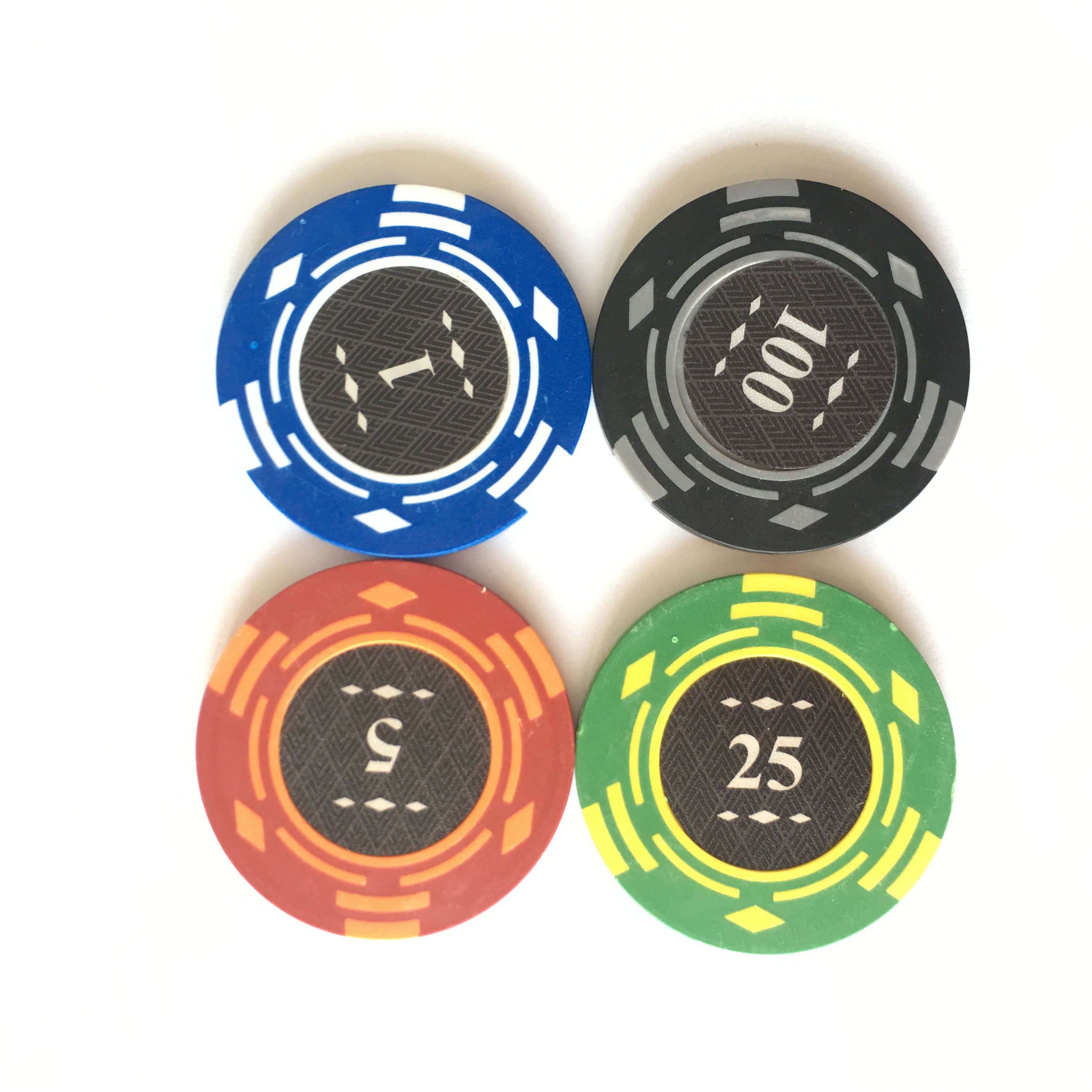 13.5g PS Poker Chips with Special Pattern Casino Table Games Customized