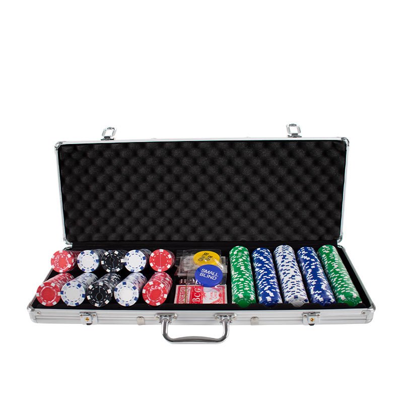 YH Custom Poker Chips 500 Fichas De Pker Profesionales Poker Set Travel Poker Set 500 Chips Pokerset