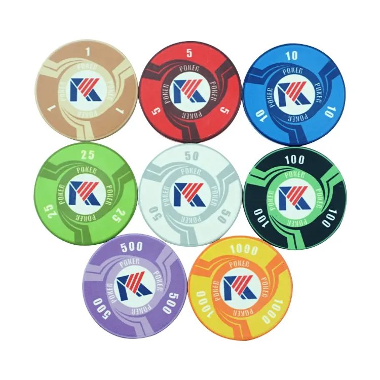 Wholesale Professional Poker Chips Poker Chip Sets Custom Ceramic Poker Chips With Custom Logo