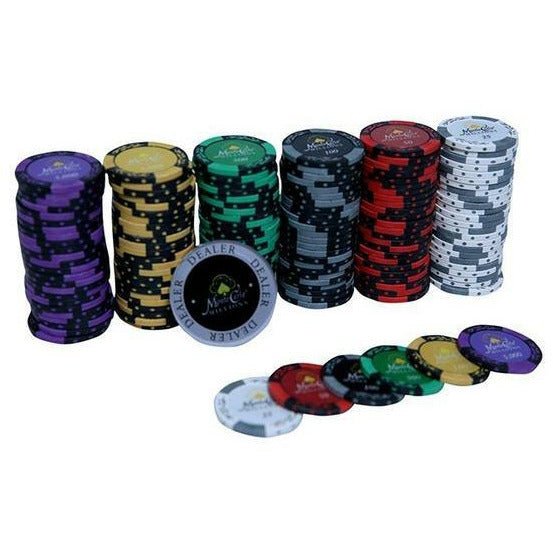 Monte Carlo Poker Chips, Full Customisable, Clay Material, Bulk Orders, Manufacturer