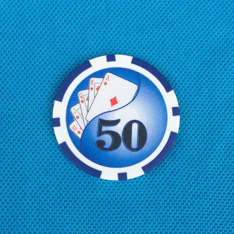 11.5G 8 STRIPES poker chips wholesale with royal flush stickers