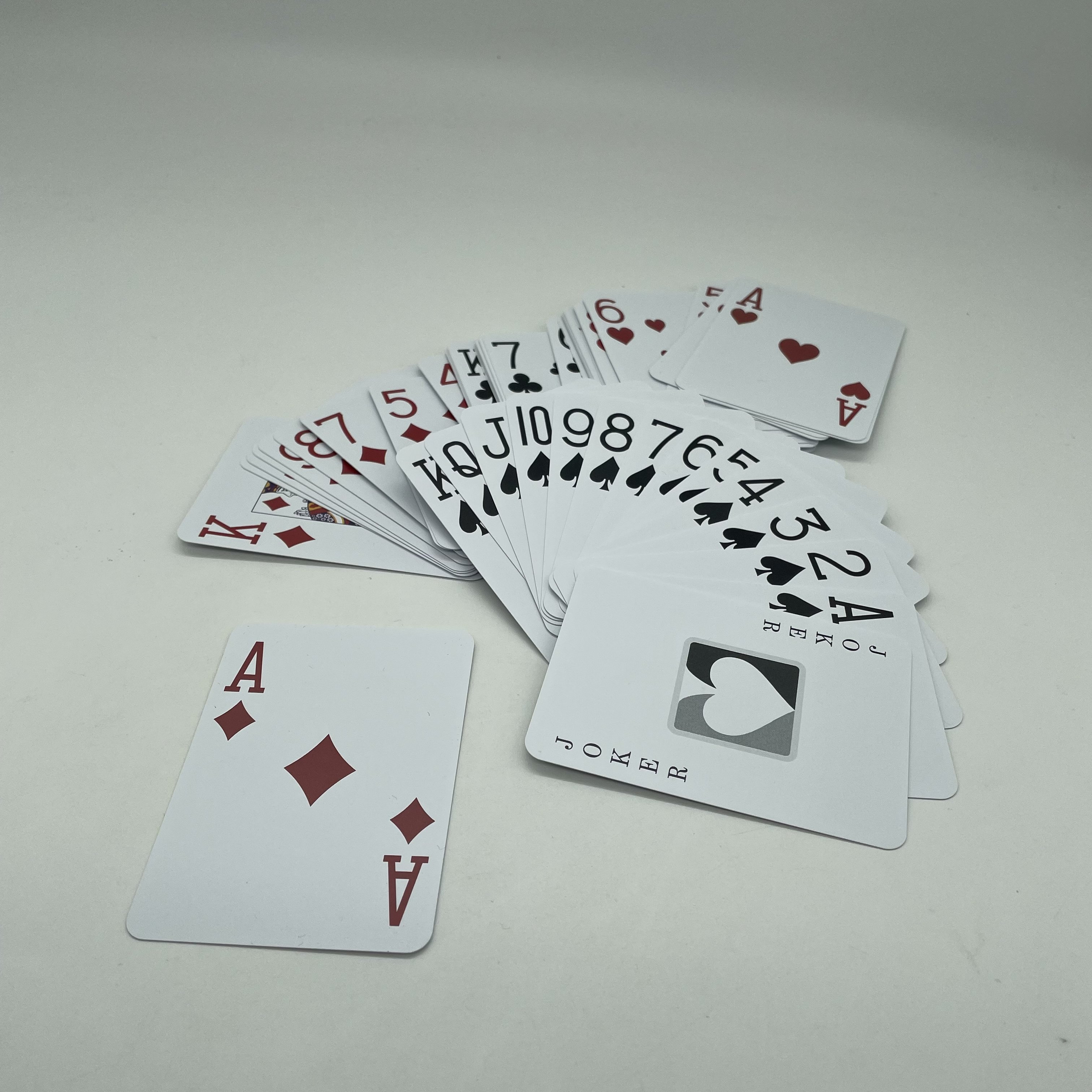 Hot Sale Playing Card Printing Rfid Pvc Rfid Playing Card Poker For Family Board Playing Games