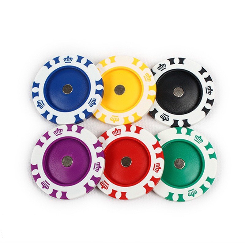 Manufacturer Golf Ball Marker Poker Chip Logo Custom Magnetic Golf Ball Markers