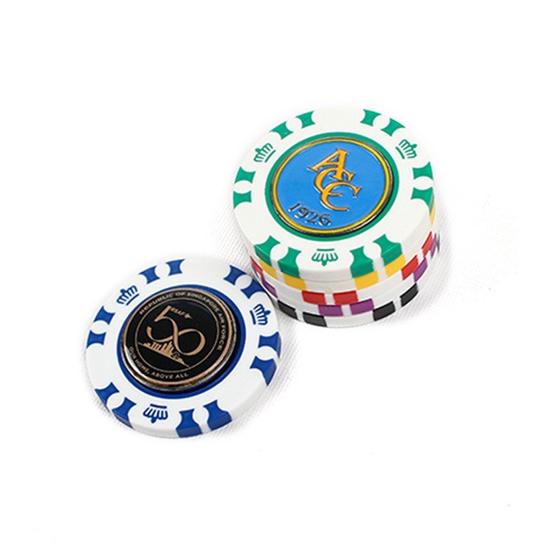 Manufacturer Golf Ball Marker Poker Chip Logo Custom Magnetic Golf Ball Markers