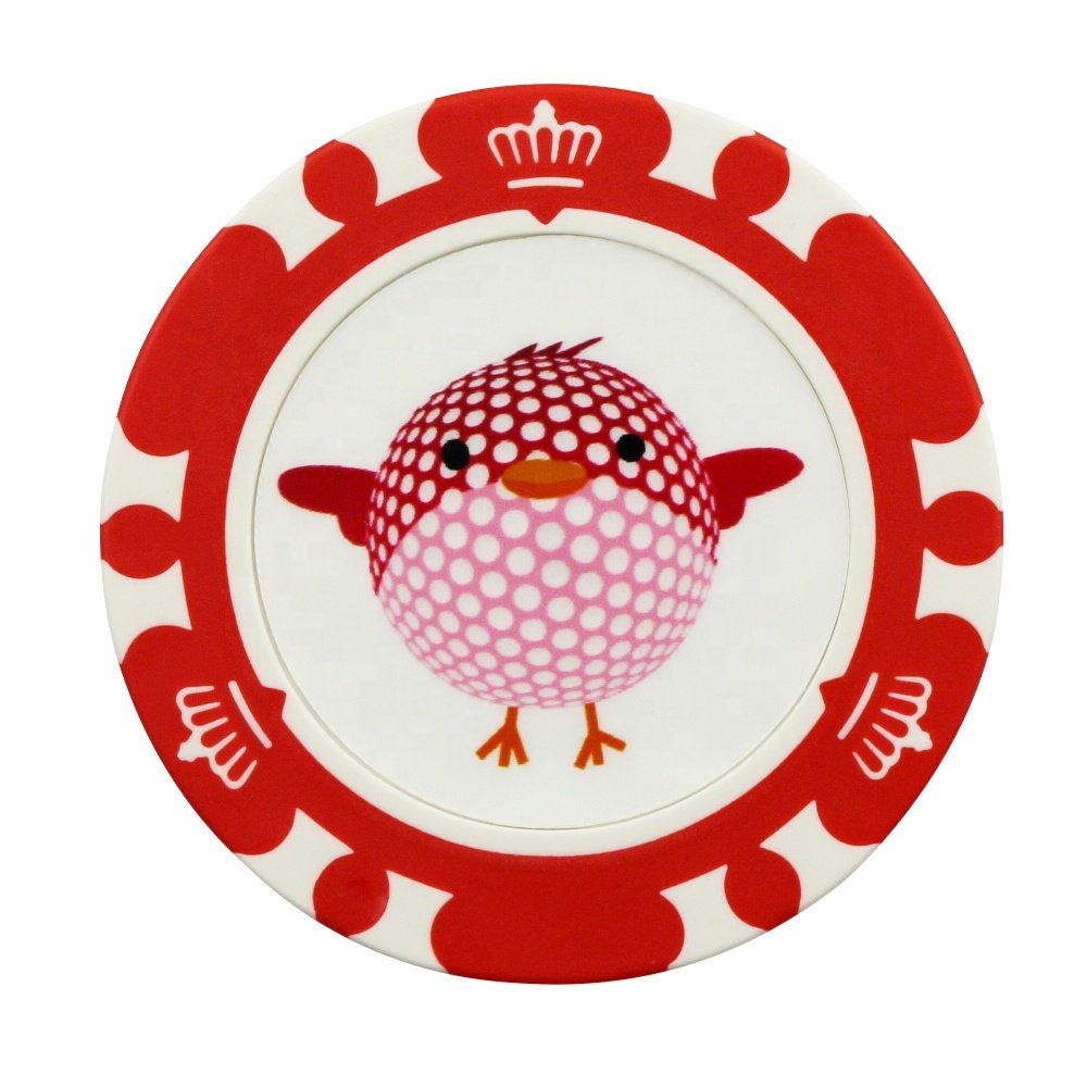 Magnetic Golf Poker Chip and Ball Marker for Golf plastic coin golf marker