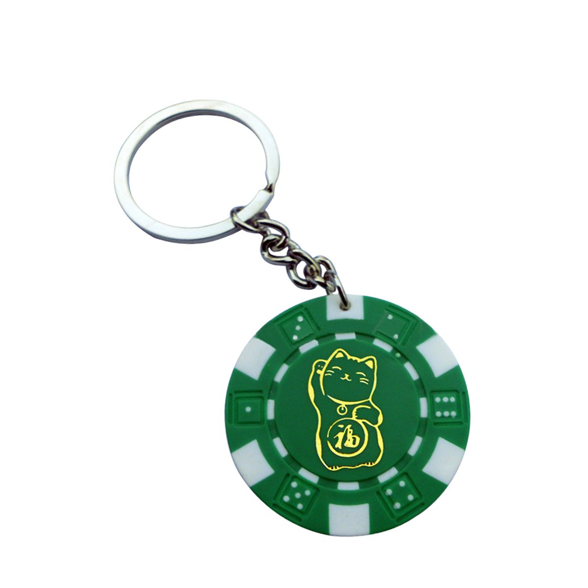 Art Creativity Custom Printable Poker Chip Keychain Party Favors Printed with Your Image and Text