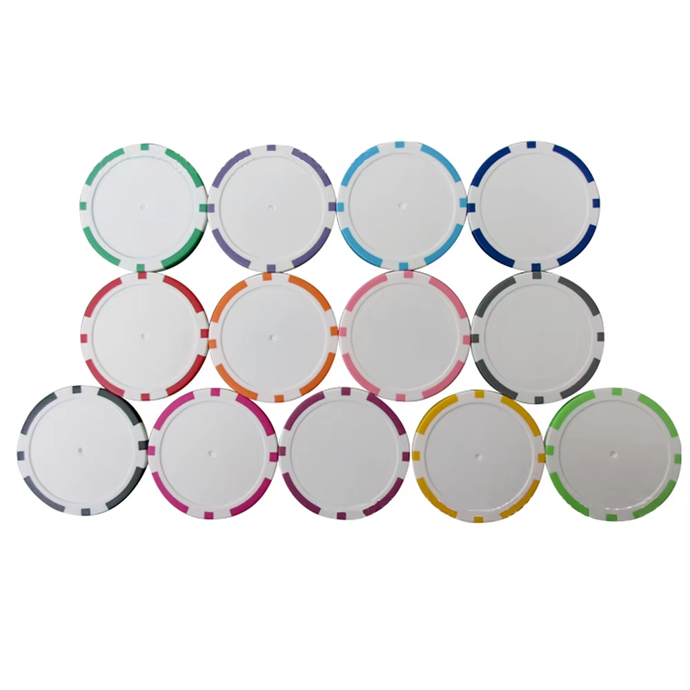Plastic Long Short Bars Poker Chips Card Entertainment Game ABS Colourful Poker Chips Set Board Game