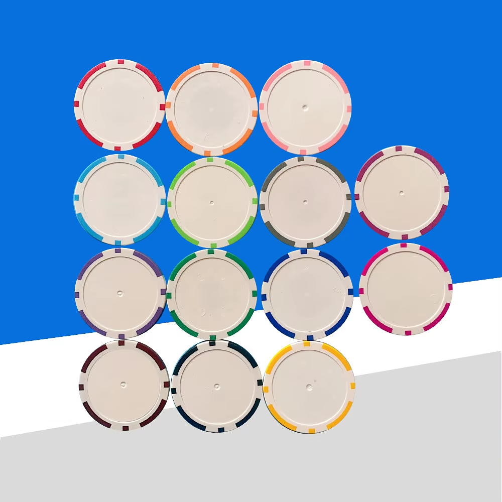 Plastic Long Short Bars Poker Chips Card Entertainment Game ABS Colourful Poker Chips Set Board Game