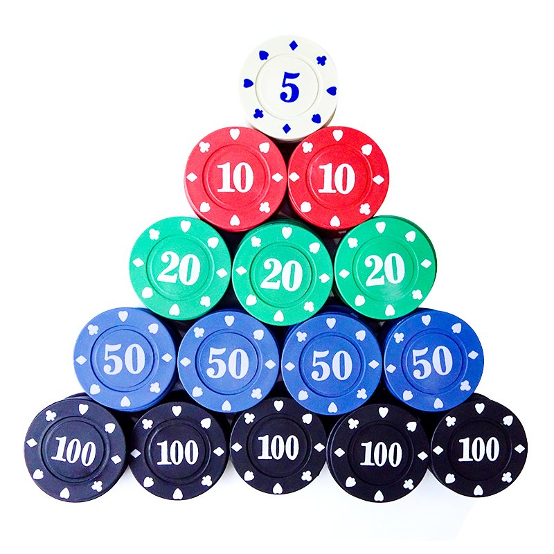 OEM Multi-colors Premium Casino Board Game Accessories Token With Logo Custom Poker Chip
