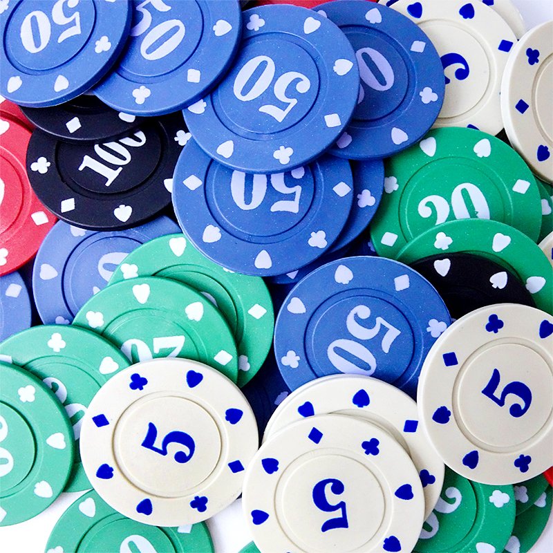 OEM Multi-colors Premium Casino Board Game Accessories Token With Logo Custom Poker Chip