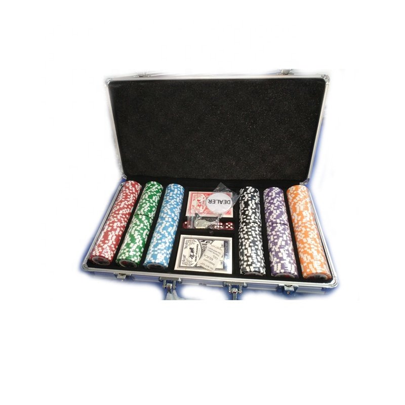 500pcs 11.5g Casino Poker Chips Set custom made your logo and values
