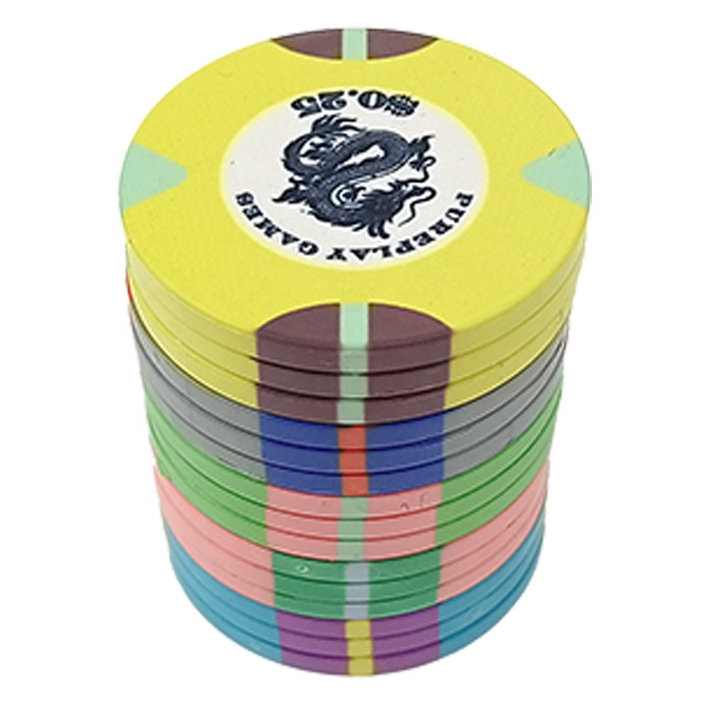 Low moq custom casino ceramic poker chips set 39mm chips 10g from professional poker chips factory for funny game