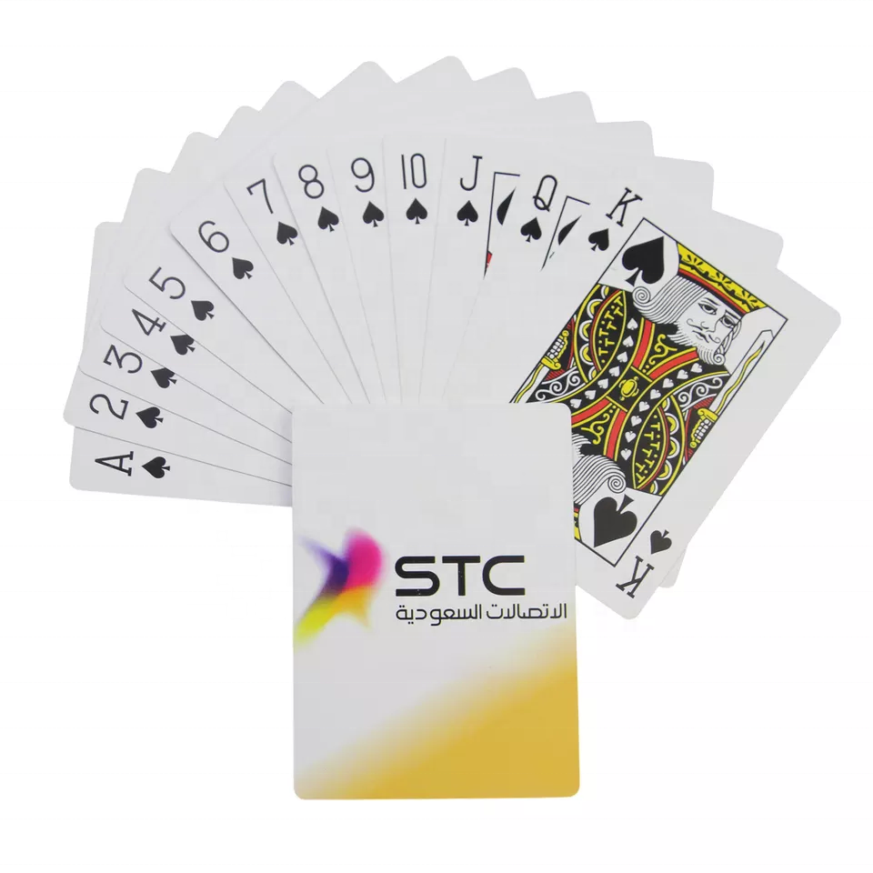 Factory custom high quality paper poker cards playing cards custom printing