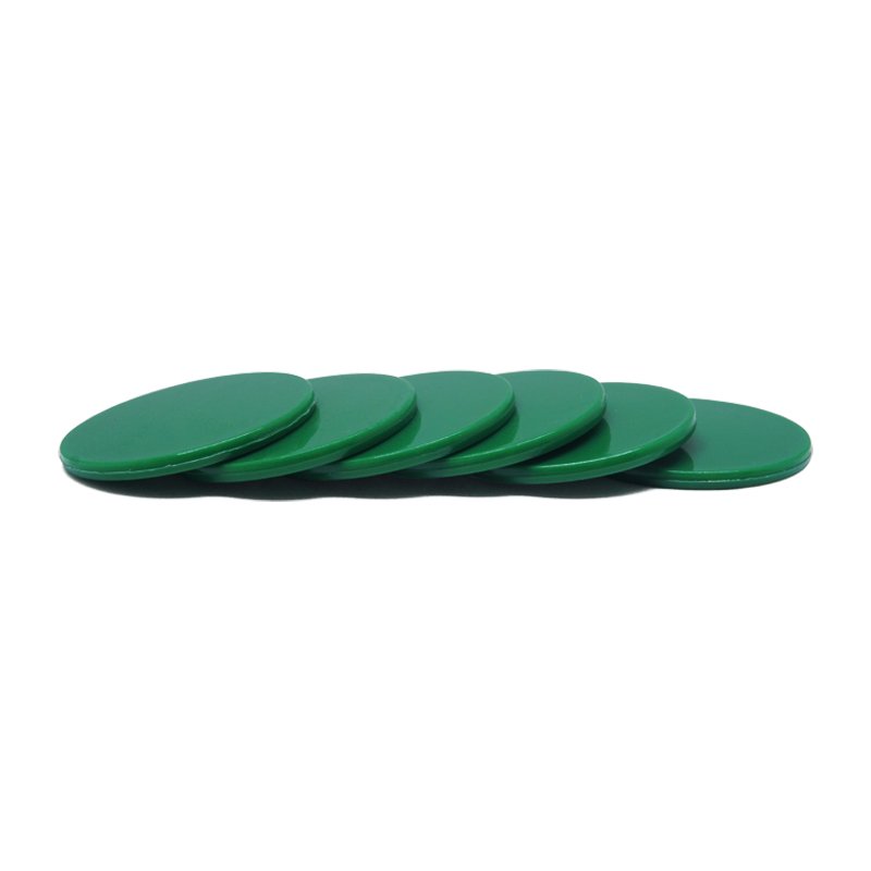 custom Game token color teaching printing digital pattern text logo multicolor plastic chip wafer