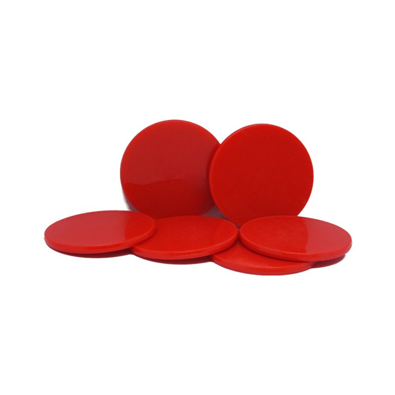 custom Game token color teaching printing digital pattern text logo multicolor plastic chip wafer