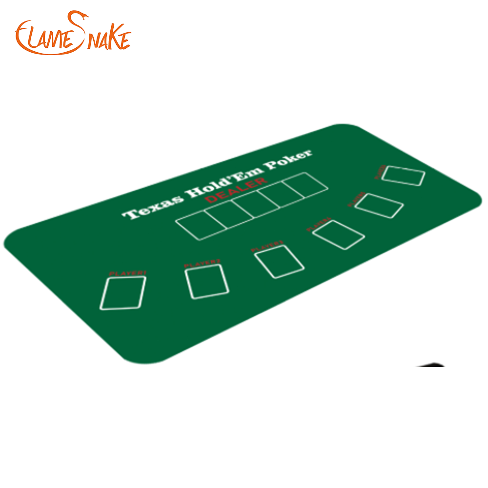 Super Large Texas Hold'em Rubber Mat poker Table Mat Folding Portable poker Table Mat