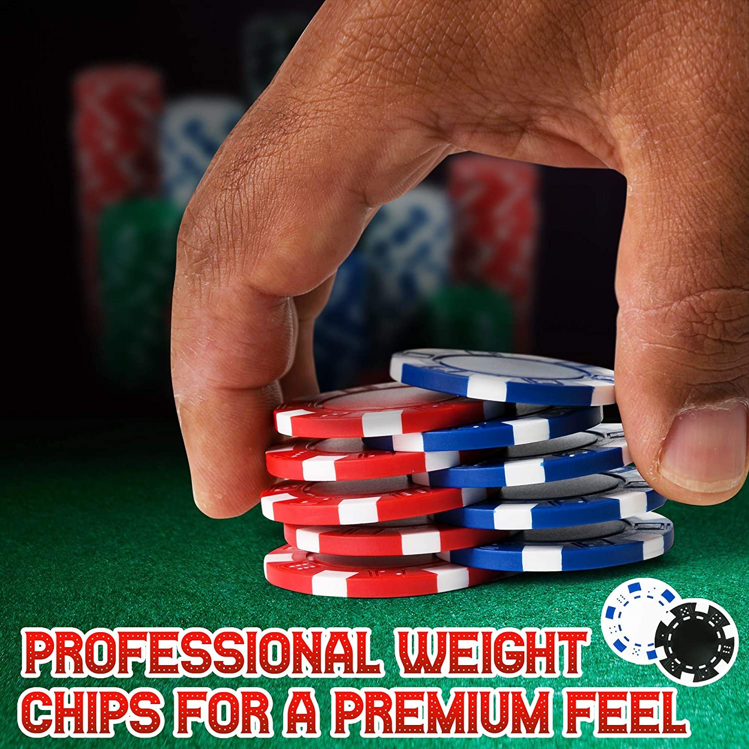 Custom Professional Travel Poker Black Game Chip Soft Shell Box Set EVA Poker Chips Case