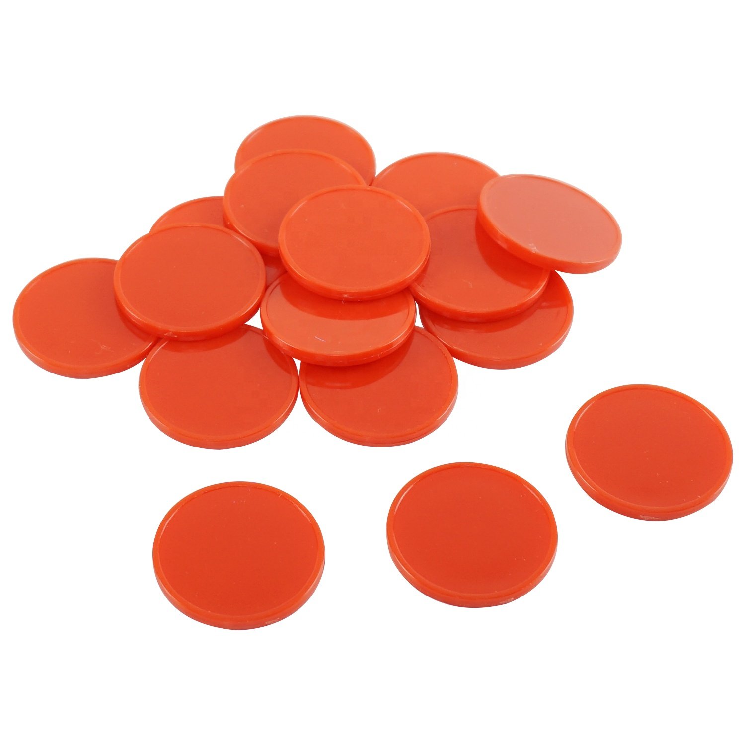 25 mm colorful 1inch opaque custom tokern coins poker chips plastic learning counting counters game