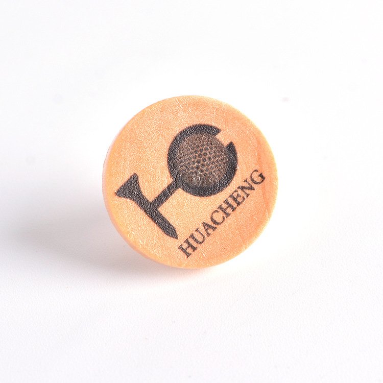 Golf Ball Marker Wholesale Personalize Custom Printed Wooden Bamboo Golf Hat Clip Ball Marker Customized Poker Chip Ball Marker