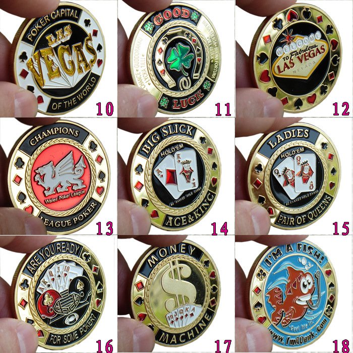 New Metal 40mm 3 Color Enamel Gold Silver Plated Iron Blank Custom Made Poker Chips Coin