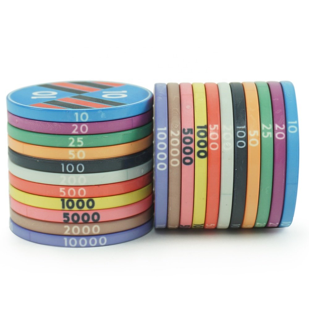 Professional quality ceramic poker chips customised logo 10g 39mm factory supply any design and color for casino table game