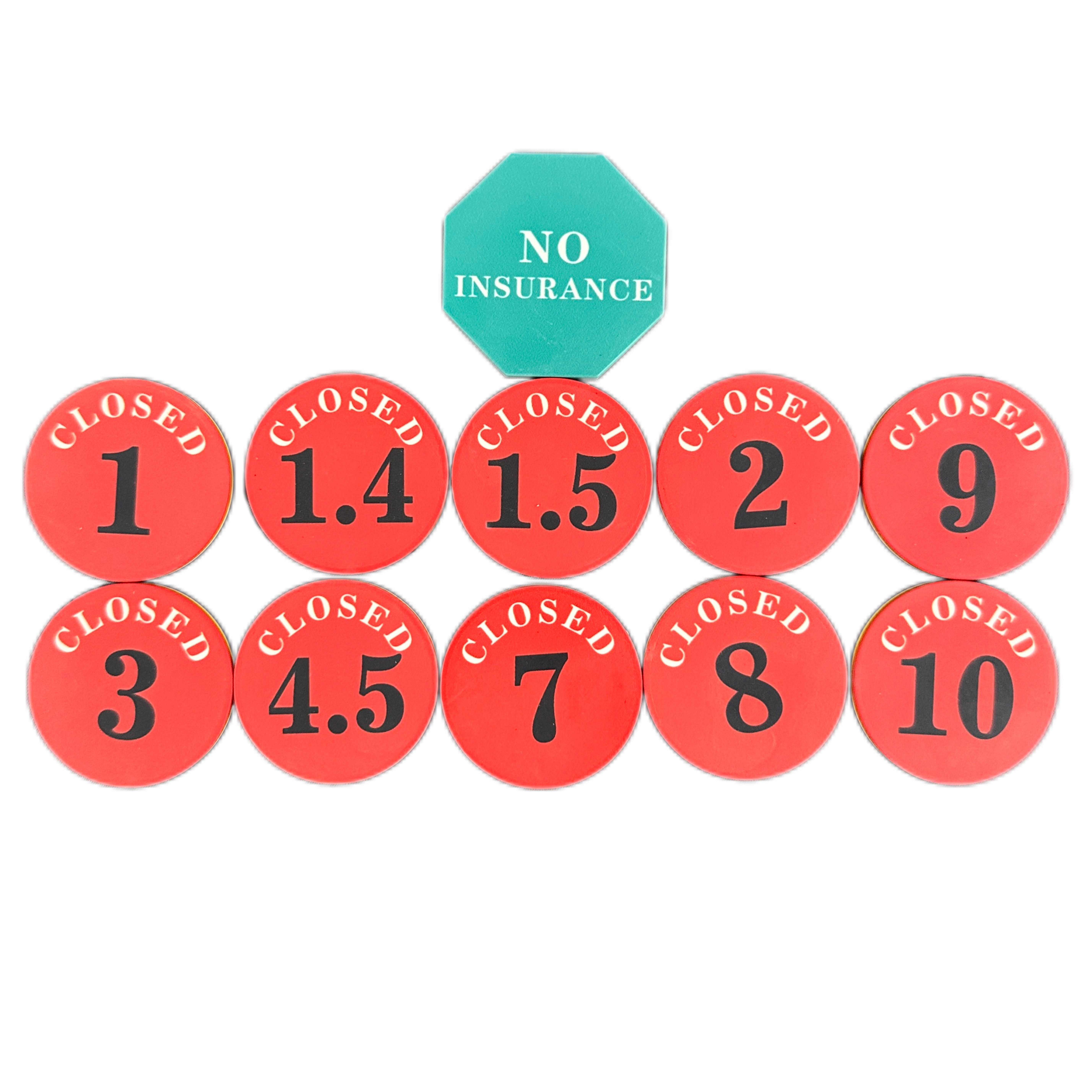 Newly Designed Digital Currency Value Family Entertainment AB Side Chips For Casino Game