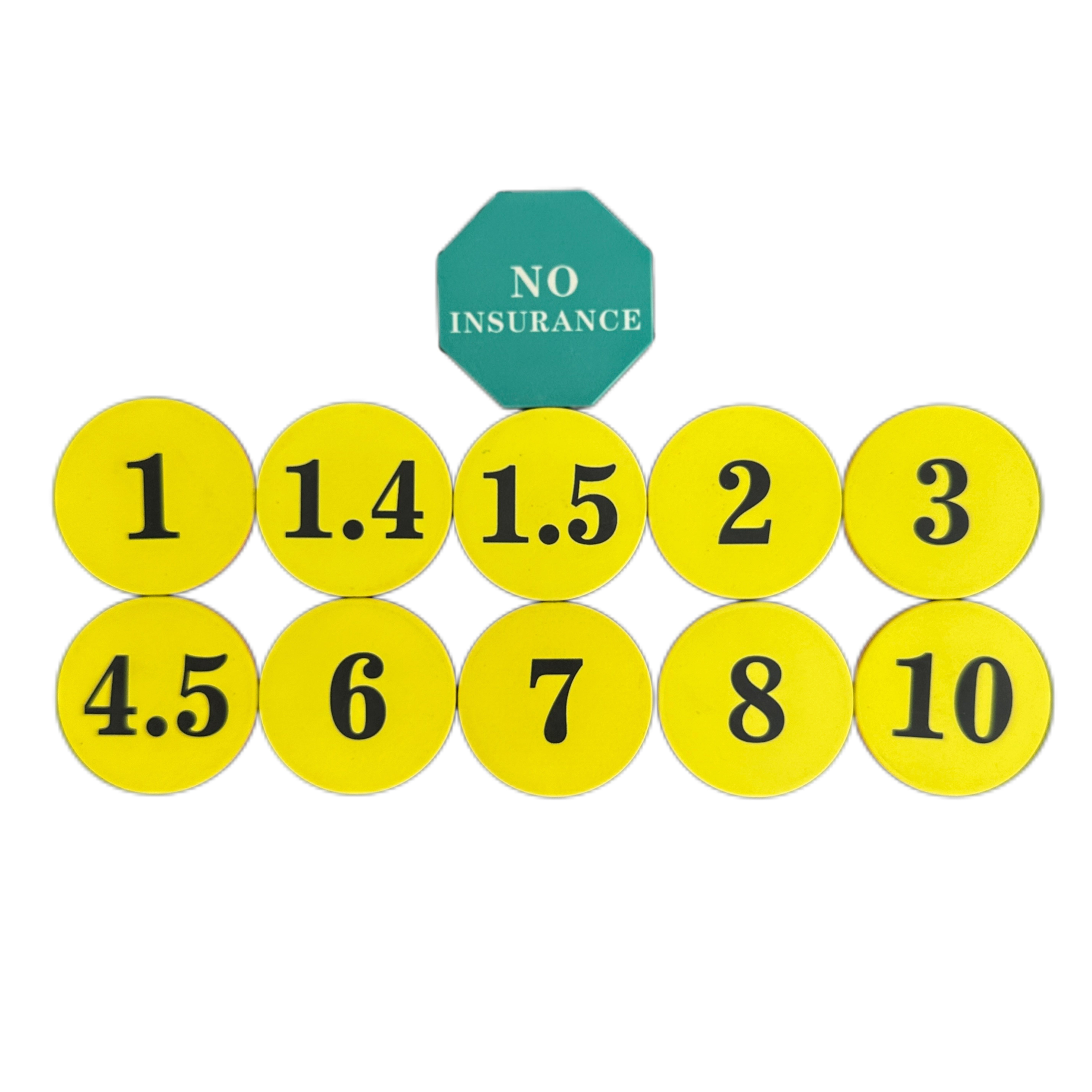 Newly Designed Digital Currency Value Family Entertainment AB Side Chips For Casino Game