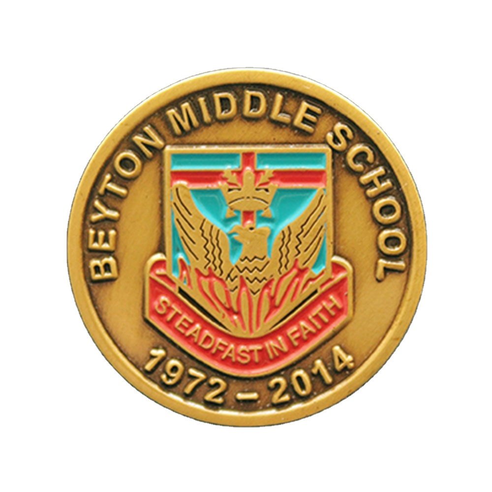 Wholesale Personalize Logo Custom Coin Token Gold Silver Metal Poker Chips Challenge Coin For Souvenir Club Gift