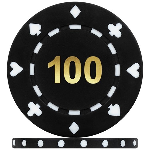 Custom European Poker Chips Cheap Gambling Tokens Casino Abs Clay Golf Ball Marker Poker Chip