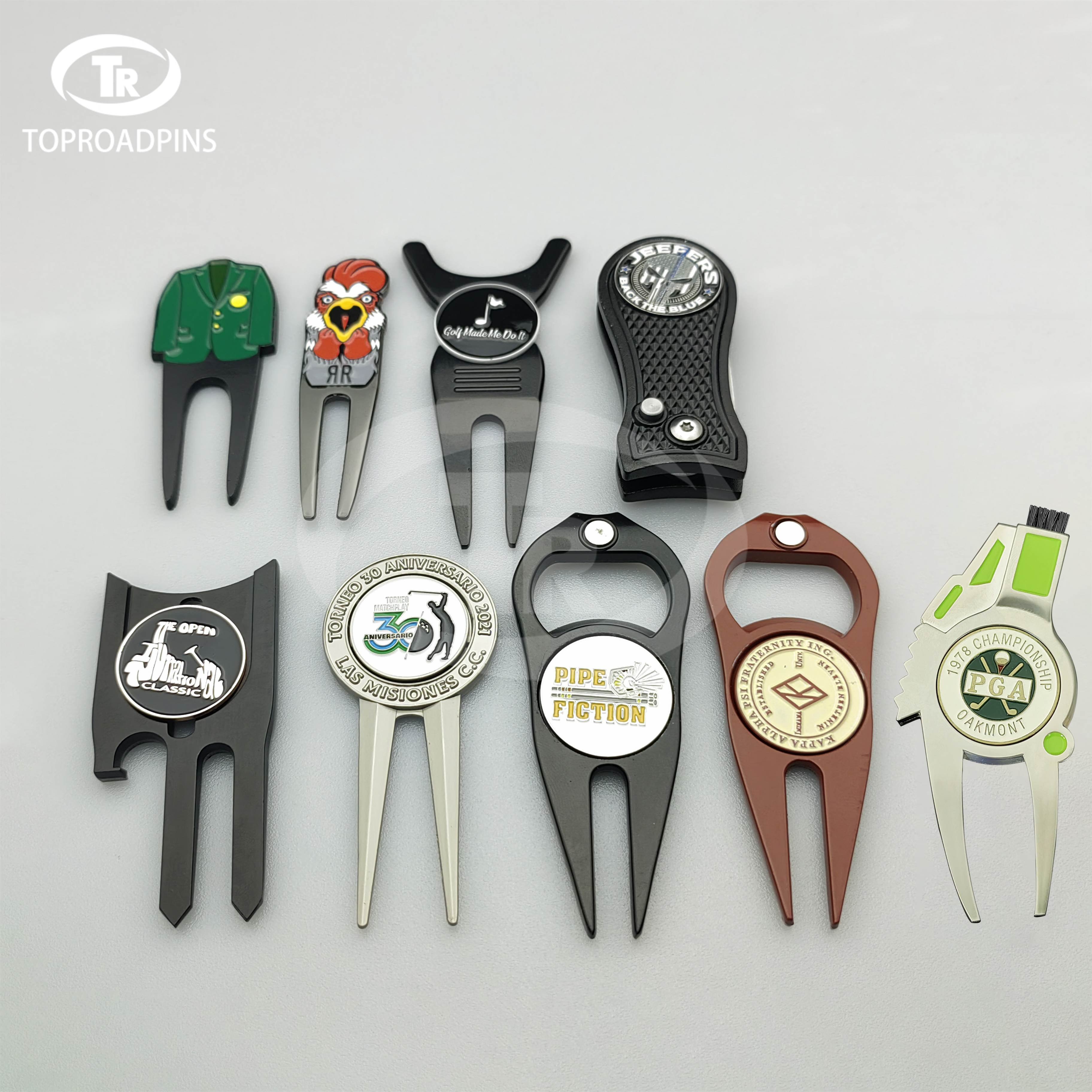 Best Selling Business Gift Custom Logo Multi Function Golf Divot Tool
