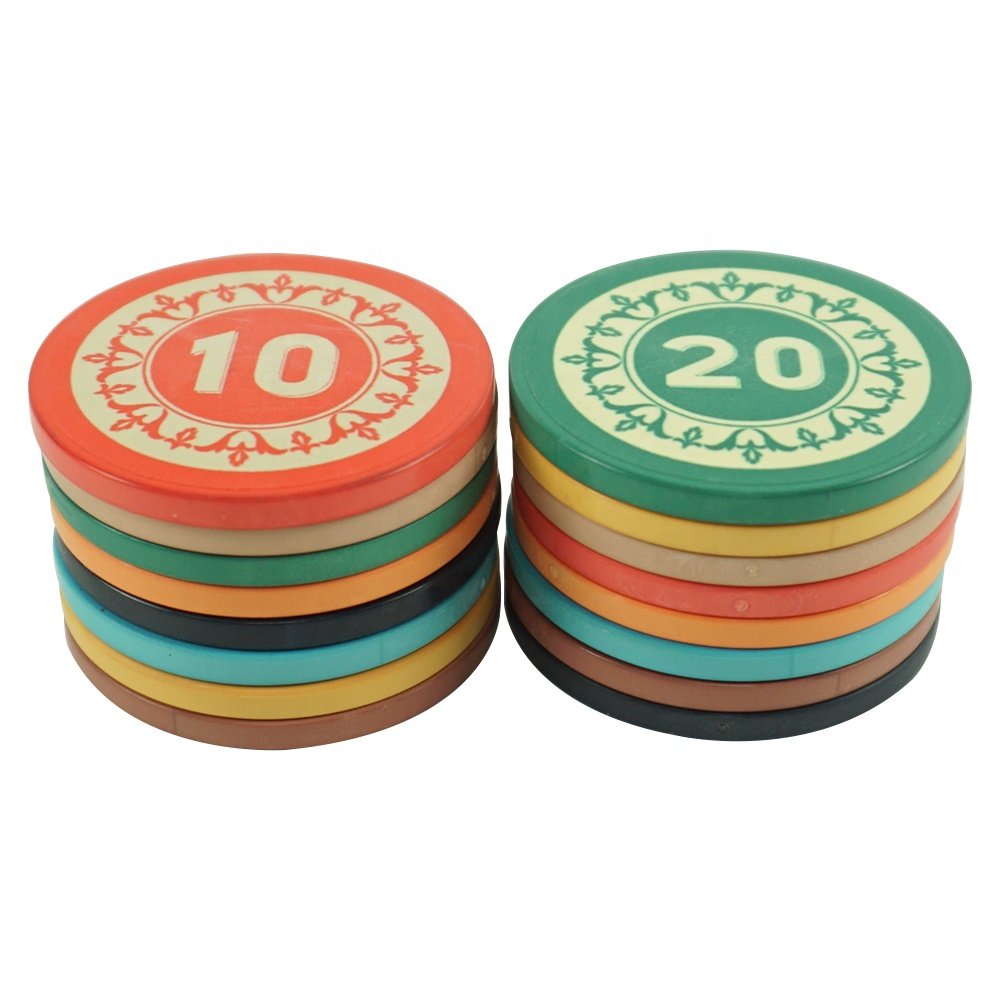 Ascona poker chips 1000 of ceramic poker chip with free design and free samples professional factory supply for casino game