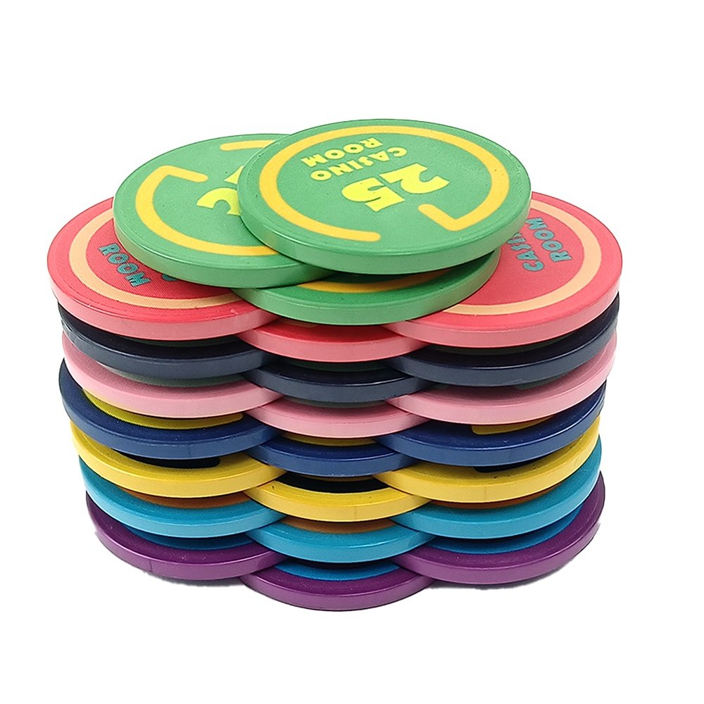 Casino room G design custom 39mm ceramic poker casino chips 10g custom wsop chips with bright color for games