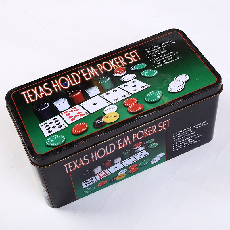Factory Custom Cheap Blanks Clay Entertainment Mat Gift Box Set Cast Iron Custom Poker Chips With Case