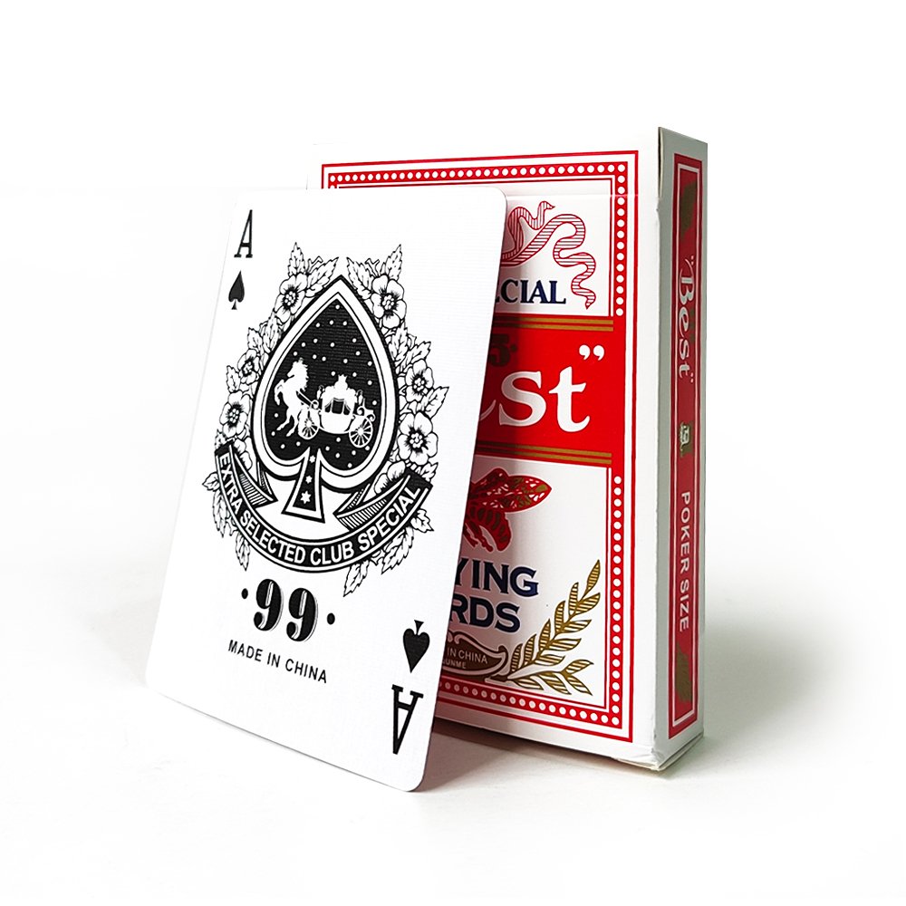Custom Printing Logo Pattern Paper Card Game Entertainment Poker Set Playing Card With Box