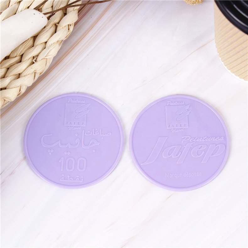 Promotional Custom Colorful Plastic Coins for Souvenir, Promotion, Sports and Award